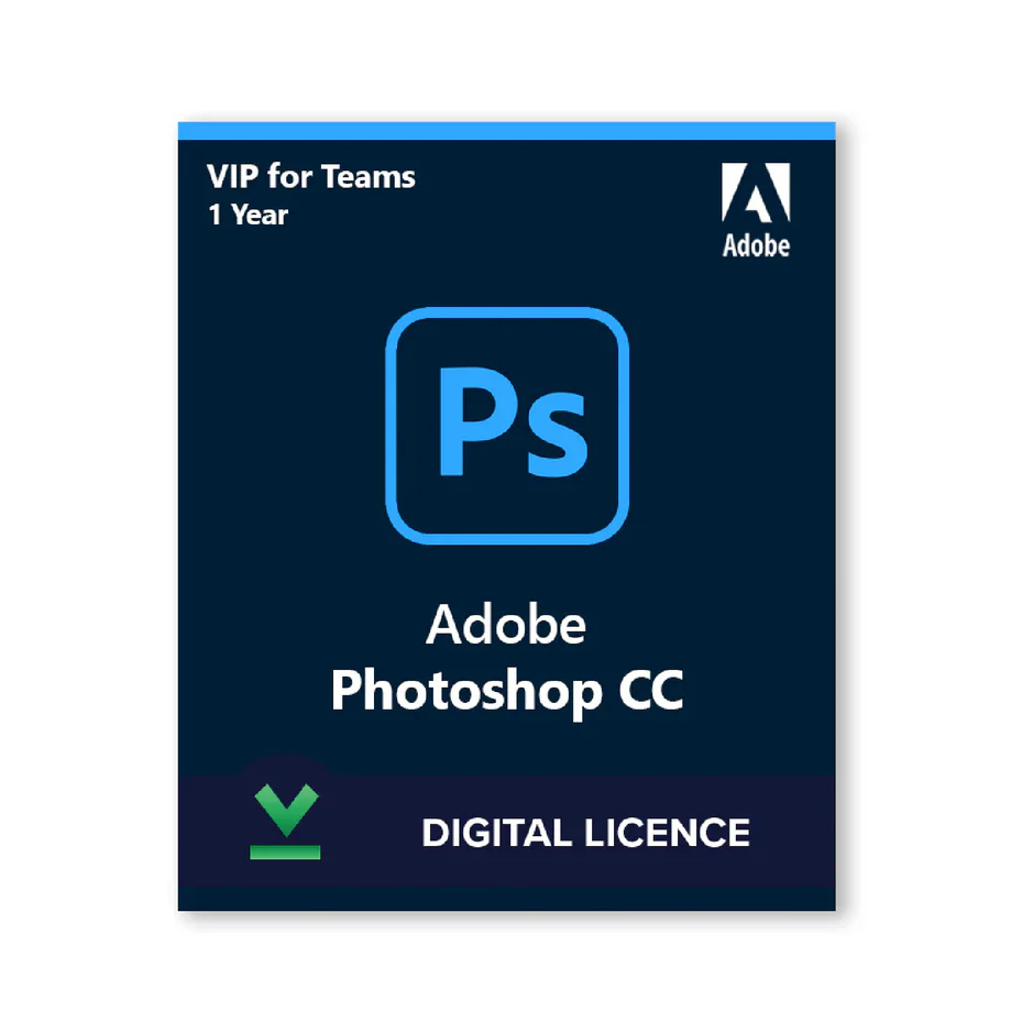 Adobe Photoshop CC VIP | 1 Year | Digital Licence